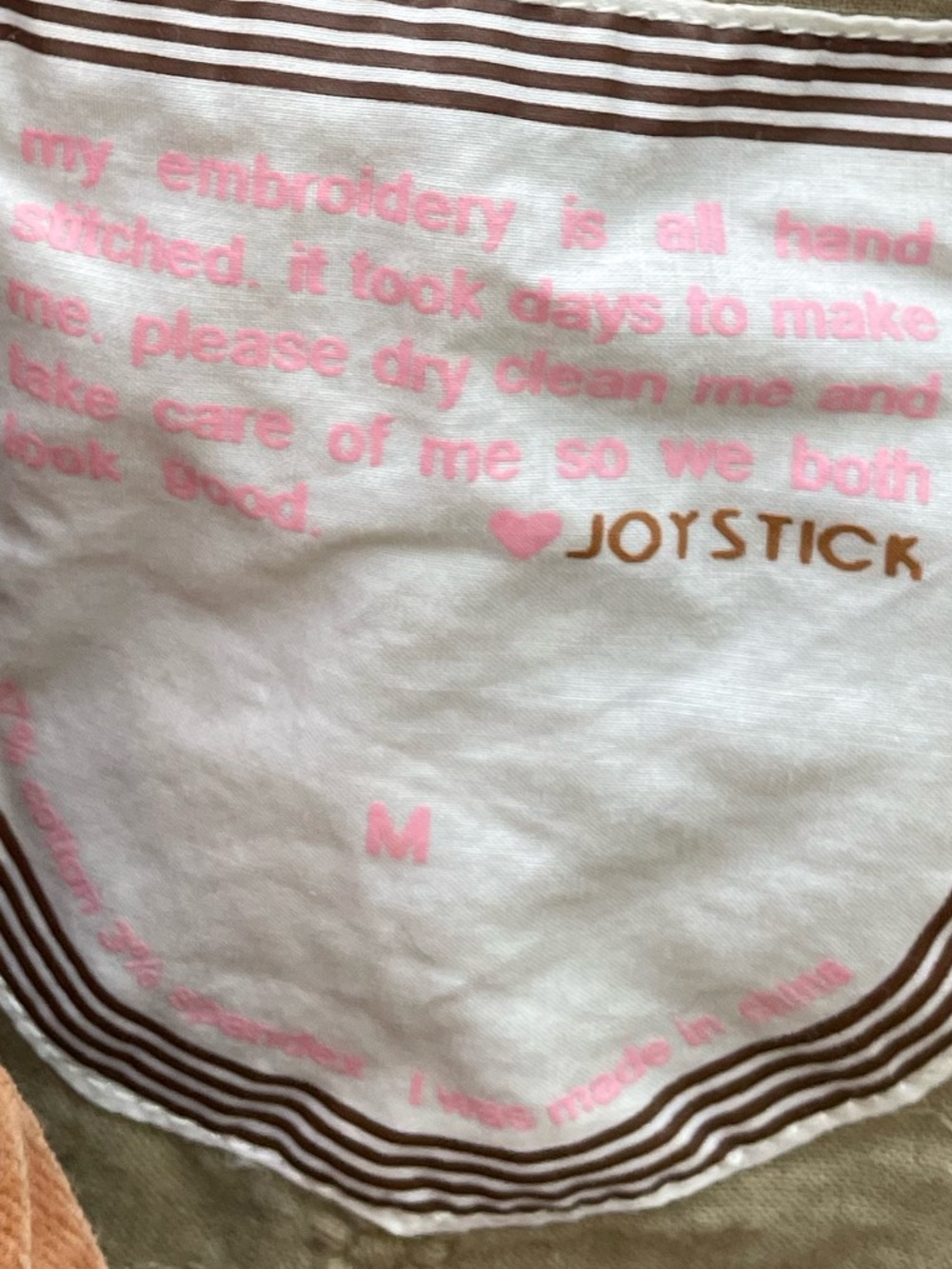 Vintage Joystick / Johnny Was Embroidered Jacket Size Medium - Picture 11 of 11